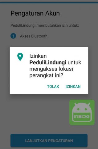 Aplikasi peduli lindungi