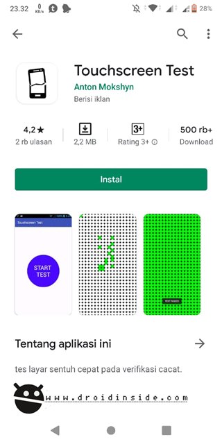 aplikasi Touchscreen Test