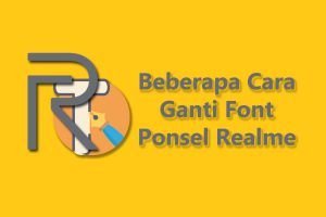 cara ganti font realme