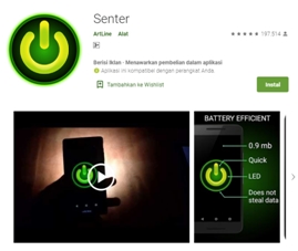 Senter - Aplikasi Bermanfaat Android