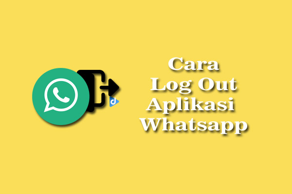 cara log out whatsapp
