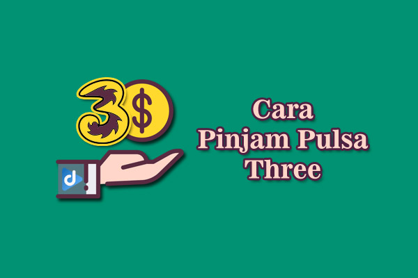 cara pinjam pulsa tri