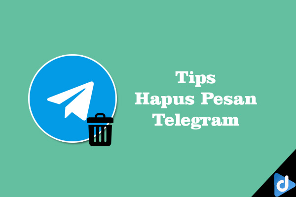 cara hapus pesan telegram