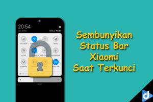 menyembunyikan status bar xiaomi saat terkunci