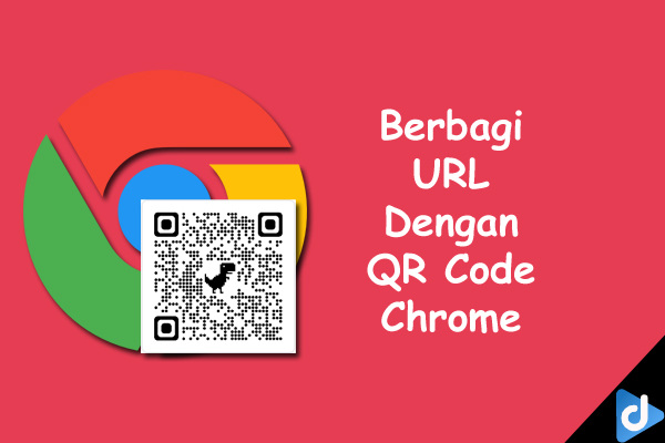 berbagi url dengan kode qr chrome