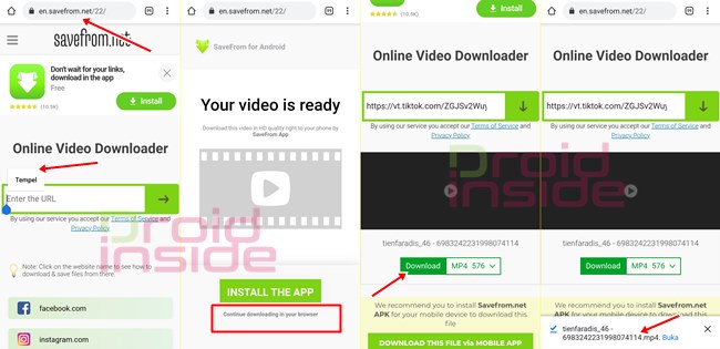 cara download video tiktok yang tidak bisa disimpan