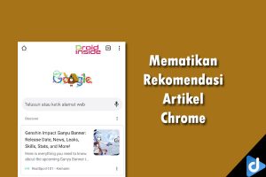 rekomendasi artikel google chrome