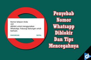 penyebab nomor whatsapp dibokir