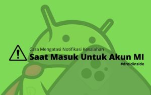 Atasi Notifikasi Kesalahan Saat Masuk Untuk Akun MI