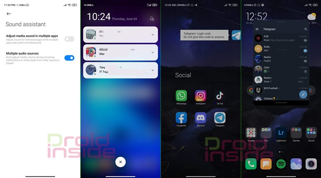 tampilan kelebihan android 11 Xiaomi redmi note 9 pro