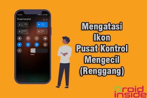 ikon pusat kontrol mengecil