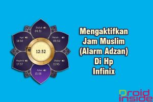 jam muslim hp infinix
