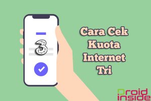 cara cek kuota internet tri