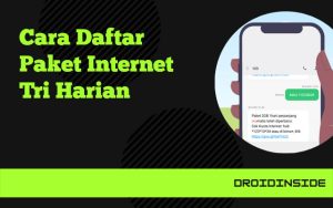 cara daftar paket internet tri harian