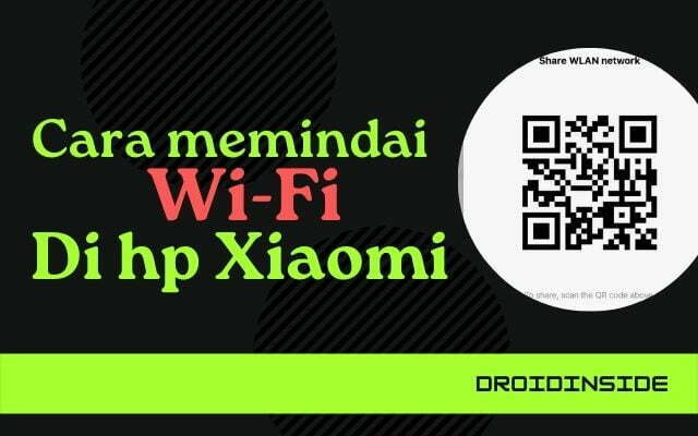 Cara memindai wifi di hp Xiaomi