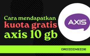 Cara mendapatkan kuota gratis axis 20 gb