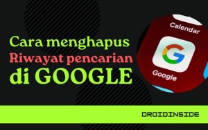 Cara menghapus riwayat pencarian di google