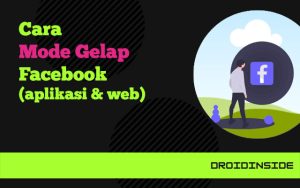 cara mode gelap facebook