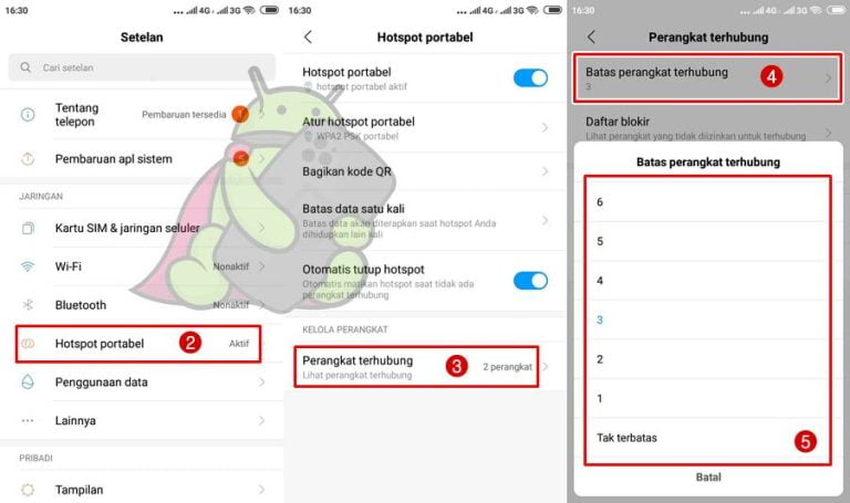 Cara Membatasi Pengguna Hotspot Di Xiaomi