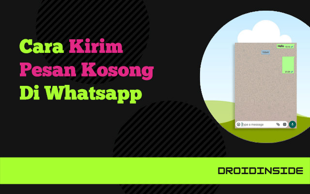 kirim pesan kosong di whatsapp