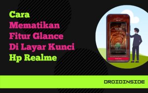 mematikan glance hp realme