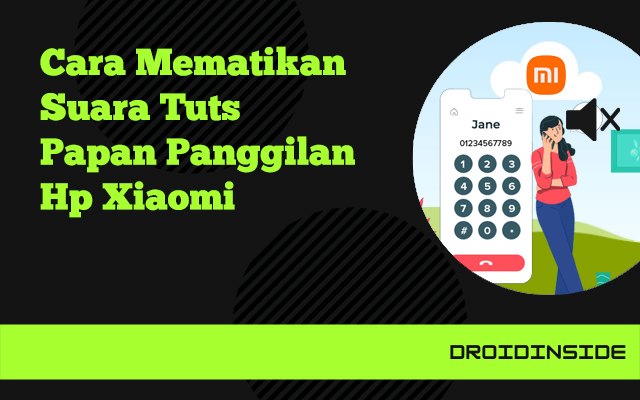 mematikan suara papan panggilan Xiaomi