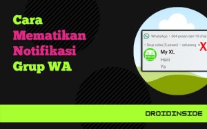 cara mematikan notifikasi grup WA