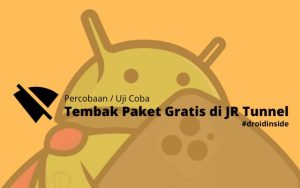 Uji Coba JR TUNNEL untuk Tembak Paket
