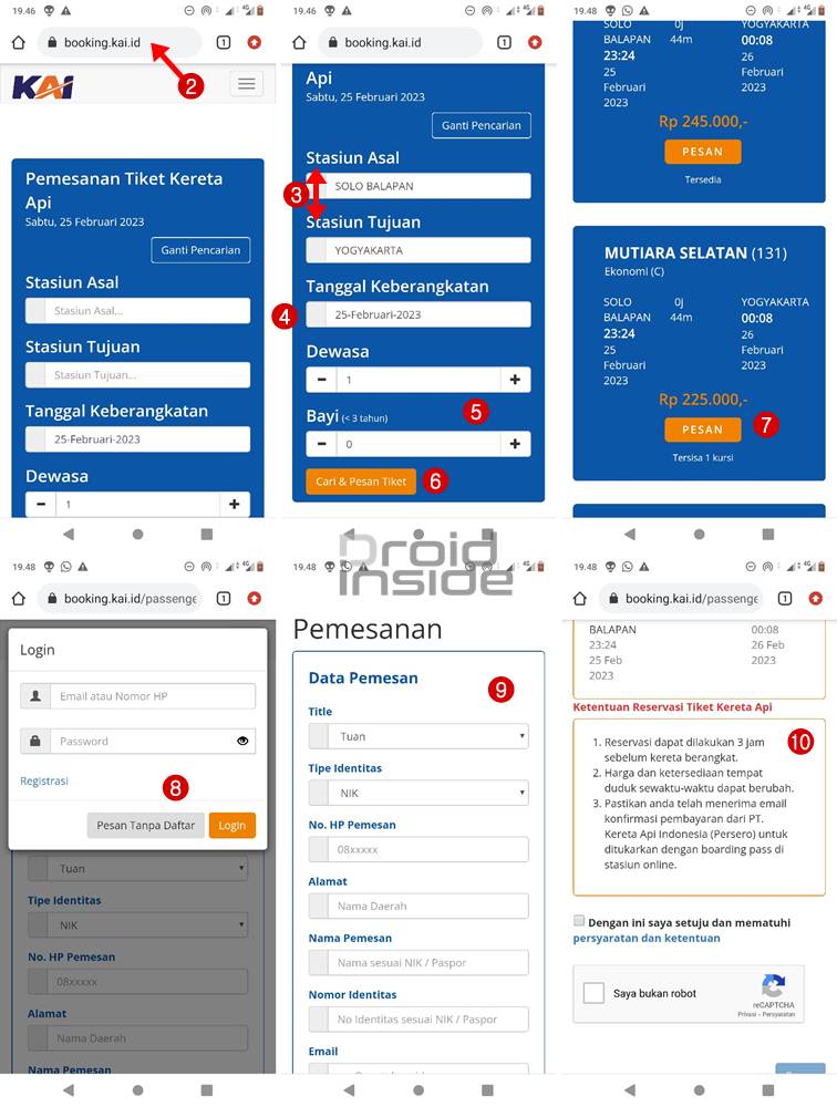 Beli Tiket Kereta Api Secara Online via Website KAI