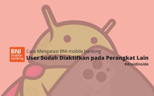 User Sudah Diaktifkan pada Perangkat Lain