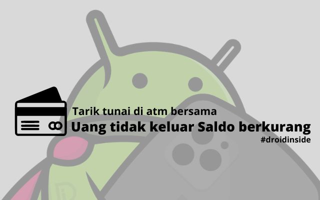 tarik tunai di atm bersama uang tidak keluar saldo berkurang