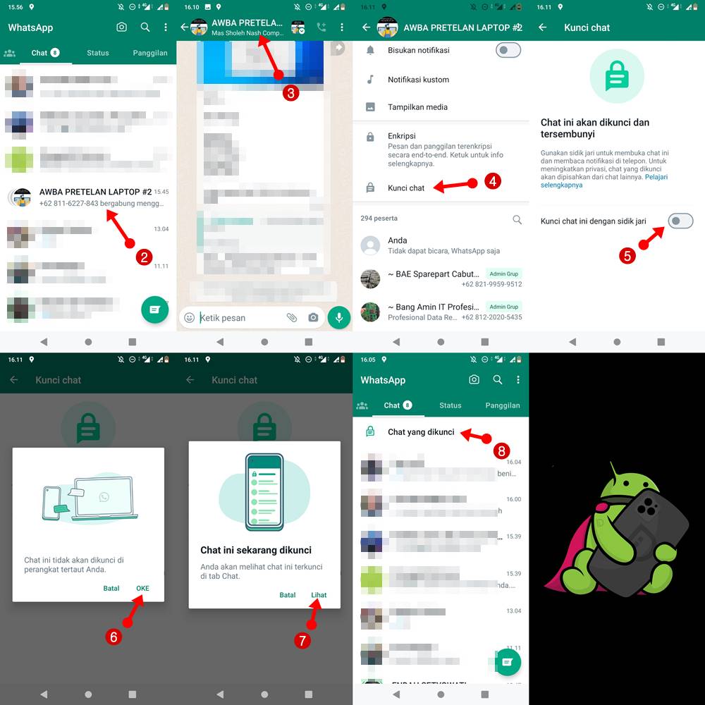 Menggunakan Fitur Kunci Chat di WhatsApp